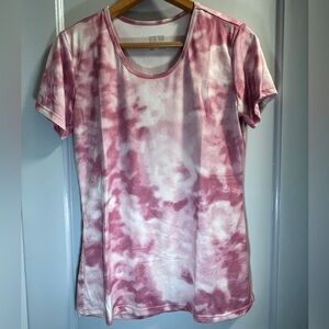 32 Degrees Cool Pink Tie-Dye Performance Tee | Size M